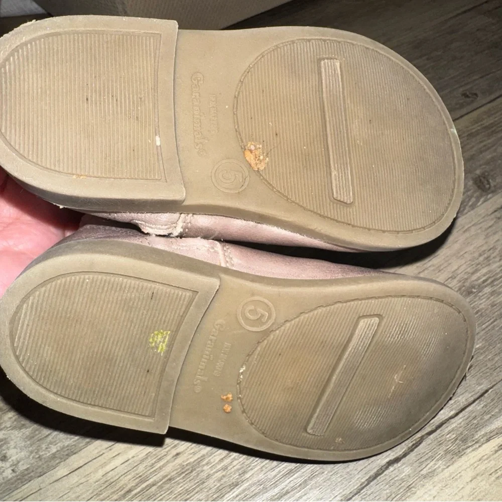 ☀️6/$20☀️ Garanimals Metallic Pink Kids Boots with Bow